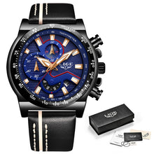 Load image into Gallery viewer, blue waterproof sports watch